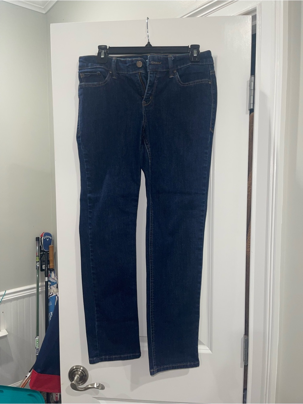 crown & ivy Dark Indigo Straight-Leg Jeans